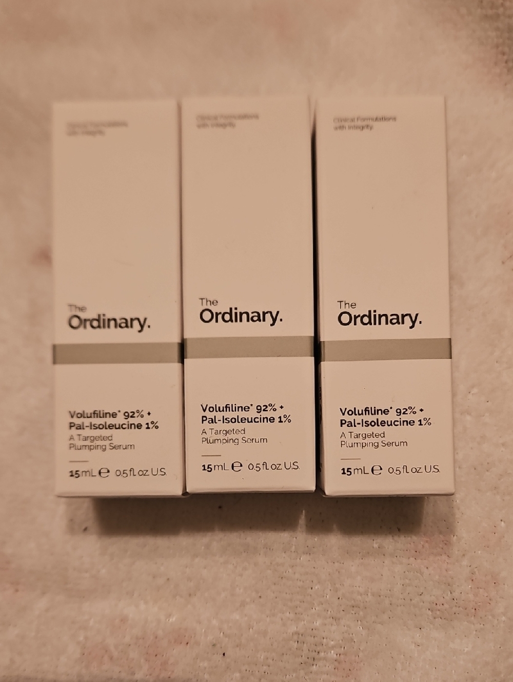 The Ordinary Plumping Serum Trio